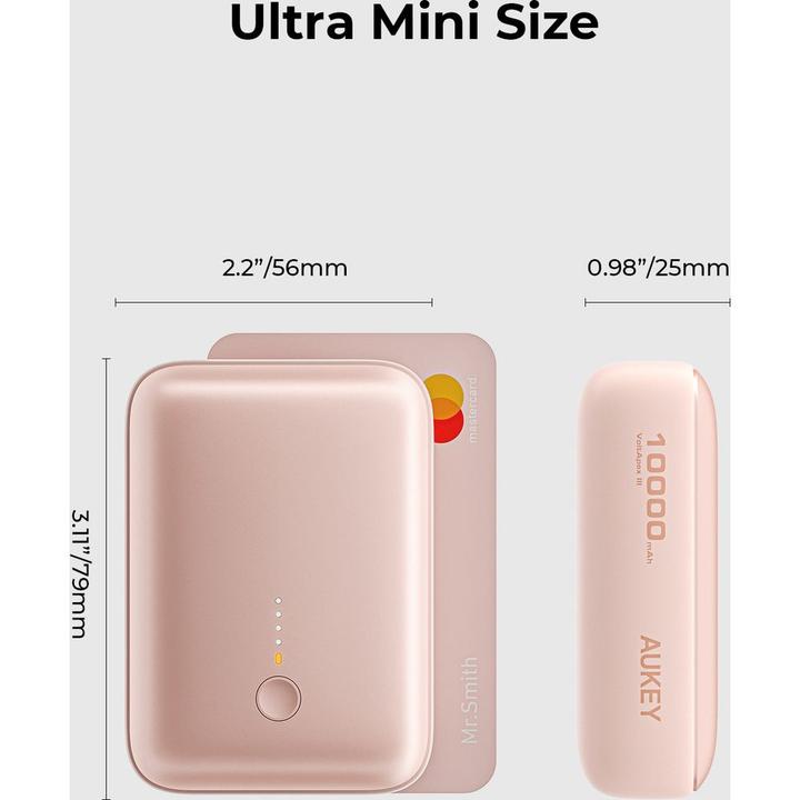 Actual product image Aukey Spark Mini (10000 mAh, 20 W, 37 Wh)