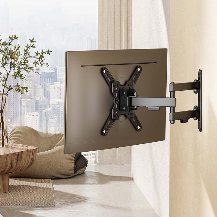 Produktbild Wiltec TV Halterung 13"–43" TV Wandhalterung schwenkbar 20kg Fernsehhalterung (Wand, 43", 20 kg)