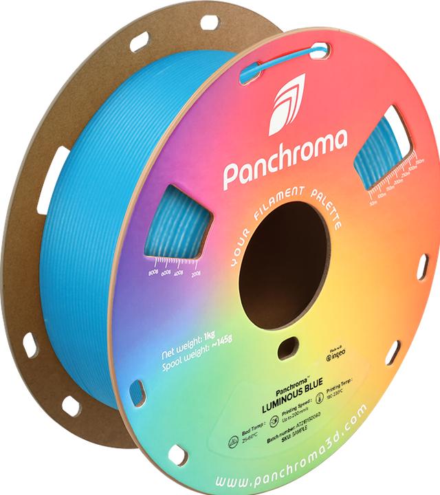 Actual product image Polymaker Panchroma™ PLA Luminous (PLA, 1.75 mm, 1000 g, Orange)