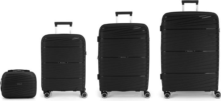 Image du produit Gabol Kiba Ensemble de valises à 4 roulettes 3 pièces avec soufflet extensible (224 l)