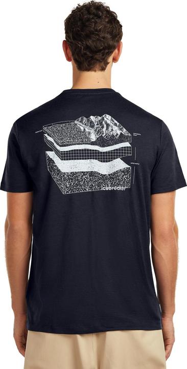 Actual product image Icebreaker Men Merino 150 Tech Lite SS Tee Evolving Layers (XXL)