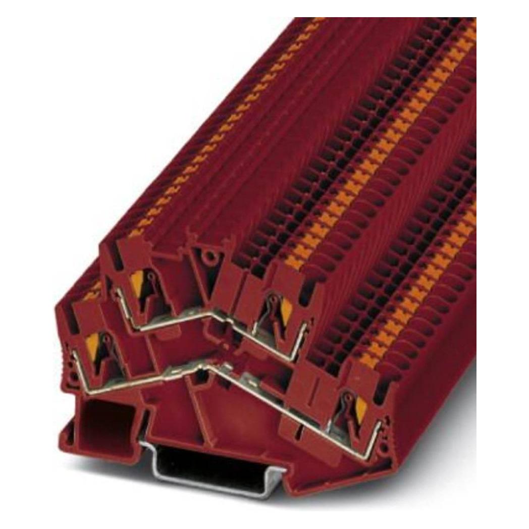 Phoenix Doppelstockklemme PTTBS 2,5 RD, Elektronikkabel + Stecker, Rot