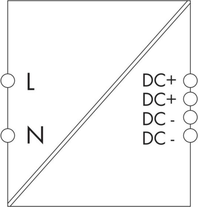 Actual product image Wago DIN rail power supply (DIN rail