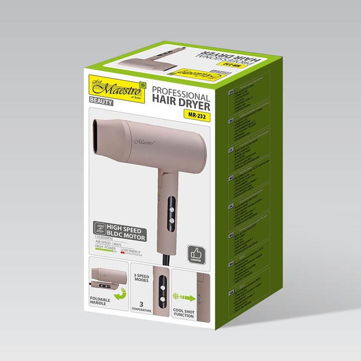 Actual product image Maestro Suszarka do włosów 2000W MR-232 (2000 W)