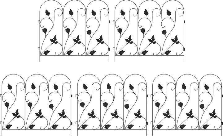 Produktbild vidaXL Gartenumzäunung