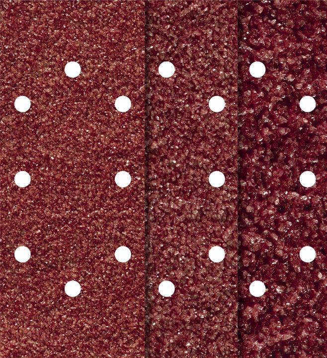 wolfcraft 1 set van 15 schuurstroken 93x230mm (40, 80, 120)