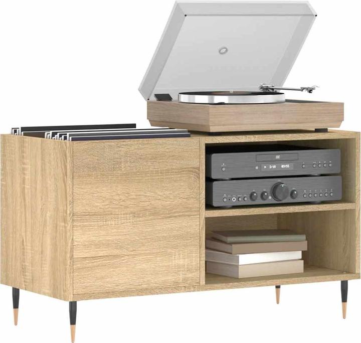 Image du produit vidaXL Plattenschrank Sonoma-Eiche 85x38x48 cm Holzwerkstoff