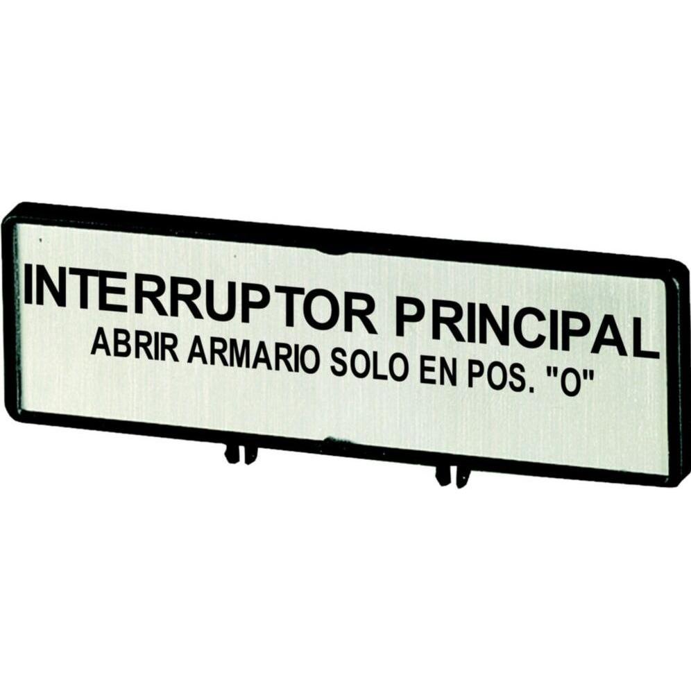 Eaton, Systemstromversorgung, Träger mit Schild, verwendbar für T5, 47422