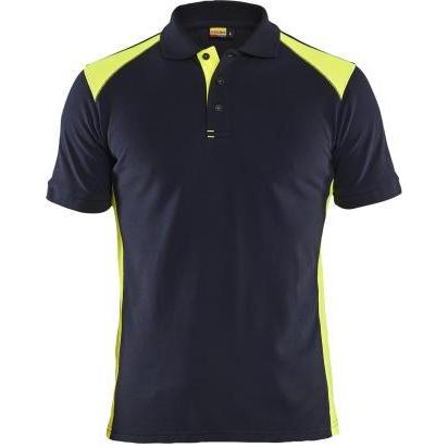 Thumbnail - Blakläder, Herren, Shirt, Piqué-Poloshirt, Blau, (M)