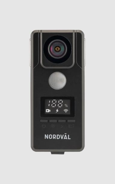 Actual product image Nordval BC101F Front light bike camera (Accelerometer, Built-in display, Built-in display, Built-in microphone, Night vision, Rechargeable battery, 4K)