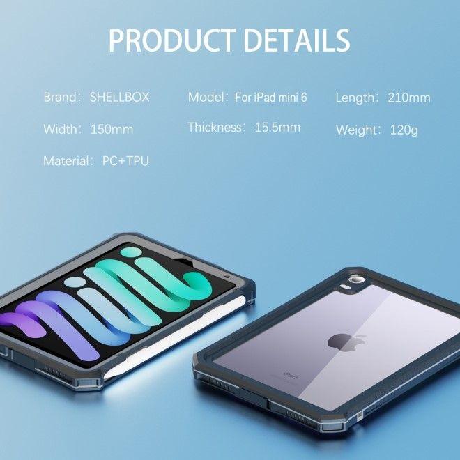 Produktbild Shellbox IP68 wasserdichte Outdoor Hülle (iPad mini 2021 (6. Gen), iPad mini 2024 (7. Gen))