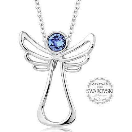 Levien, Halsschmuck, Guardian Angelue Crystal Necklace (L)