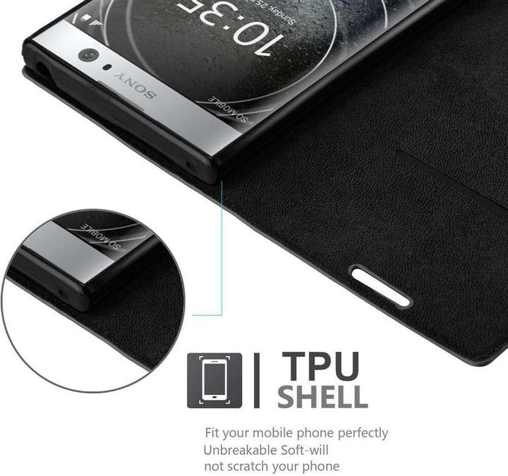 Actual product image Cadorabo Book Invisible Magnet Cover (Sony Xperia XA2)