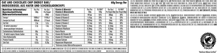 Actual product image Clif Bar Energy bar (Chocolate, 12 pcs., 816 g)