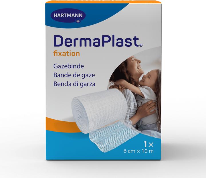 Produktbild DermaPlast Gazebinden 6 cm x 10 m
