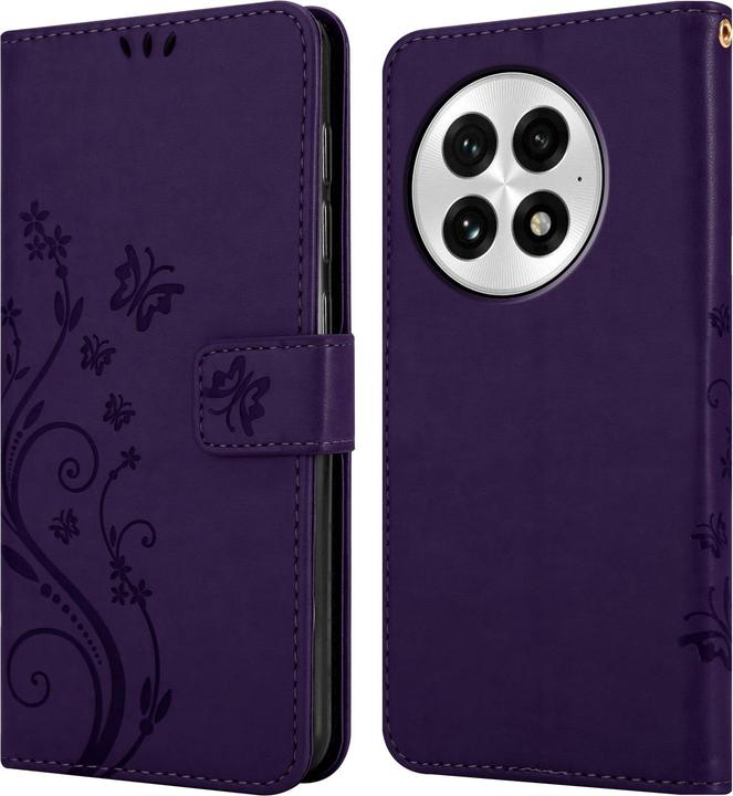 Produktbild Cadorabo Hülle für OnePlus 13 mit Blumen Muster (OnePlus 13)