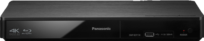 Panasonic DMP-BDT174EG - 3D Blu-ray speler met 4k upscaling (Blu-Ray Speler)