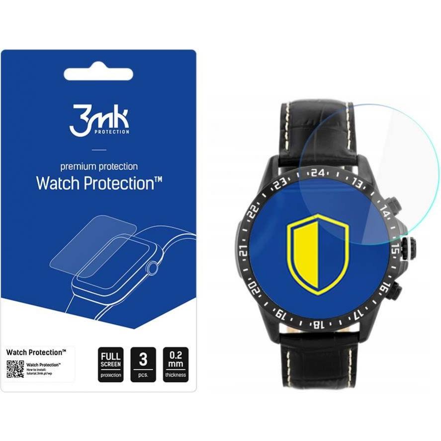 3MK FlexibelGlazen Horloge Rubicon RNCF02 Szkło hybrydowe, Smartwatch beschermfolie