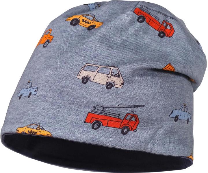 Actual product image Maximo Mütze Beanie reversible Cars Gr. 55 - 57 (55 - 57)