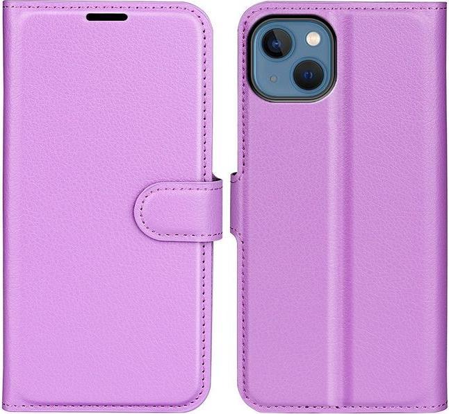 Produktbild MU Classic Litchi Leder Bookcover Series (Apple iPhone 14)