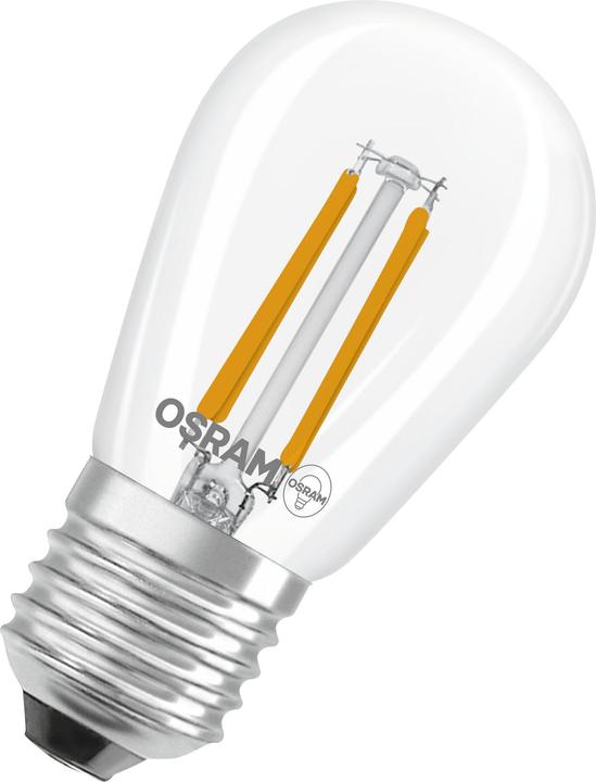 Image du produit Osram LED Leuchtmittel LED Retrofit CLASSIC ST45 3.4W 827 Clear E27 Dimmbar Warm weiss 4099854465192 (E27, 470 lm, 1x)