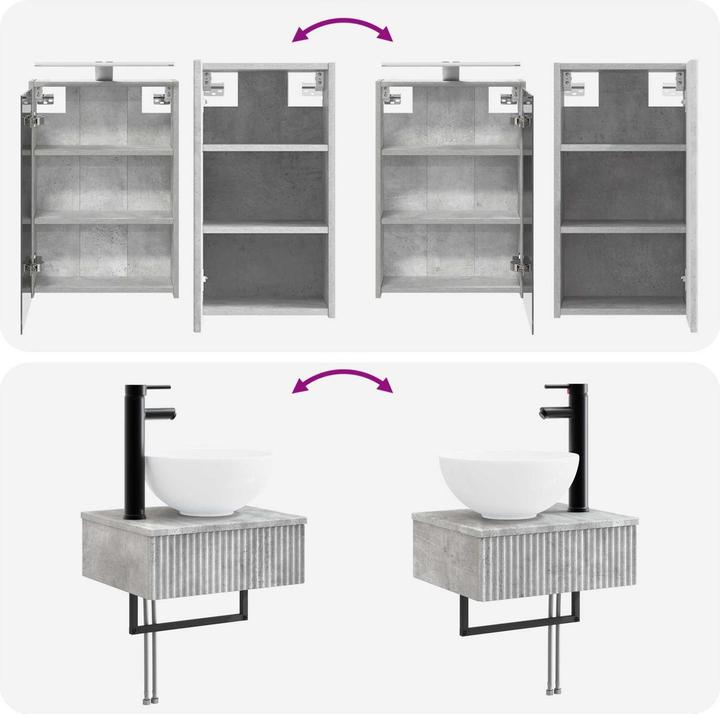 Produktbild vidaXL Badezimmermöbel-Set