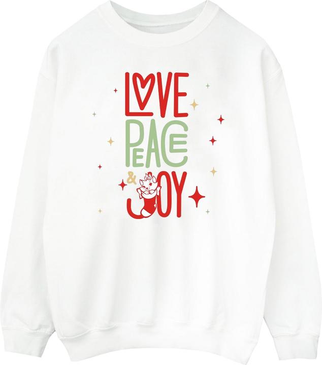 Produktbild Disney The Aristocats Marie Love Peace Joy Sweatshirt (L)