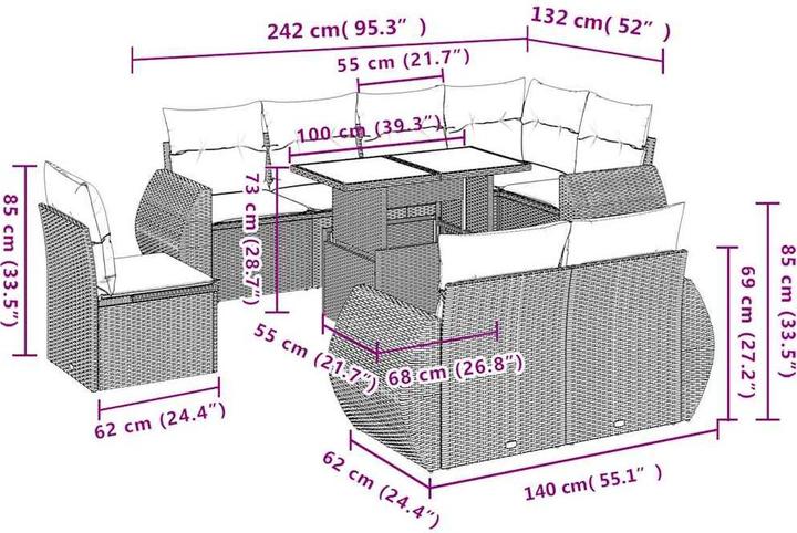 Produktbild vidaXL Austin