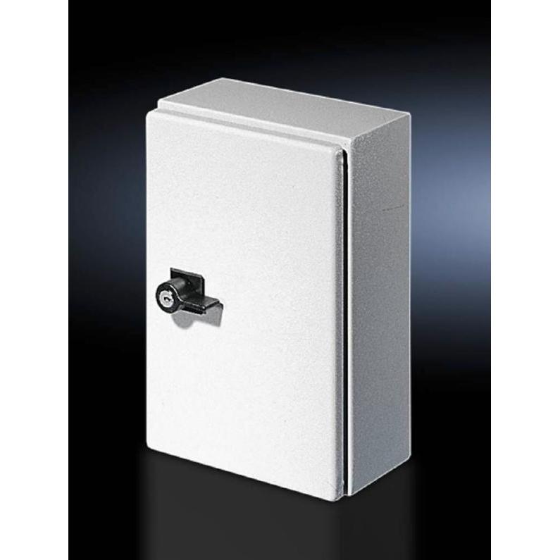 Thumbnail - Rittal Handle Thumb Turn Ae Blk Keylock, Serverschrank Zubehör, Silber