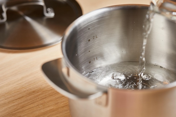 Produktbild Fiskars All Steel Kasserolle mit Deckel, 5l (Kochtopf, Edelstahl)