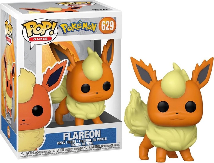 Produktbild Funko Pop! Games : Pokemon Flareon Pyroli Flamara (629)