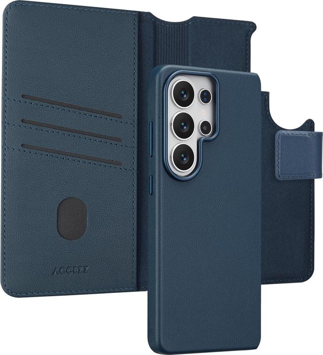 Accezz Leder-Bücherregal 2-in-1 (Samsung Galaxy S26 Ultra)