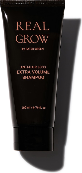Rated Green Real Grow Anti Hair Loss Extra Volume Shampoo (200 ml, Flüssiges Shampoo)