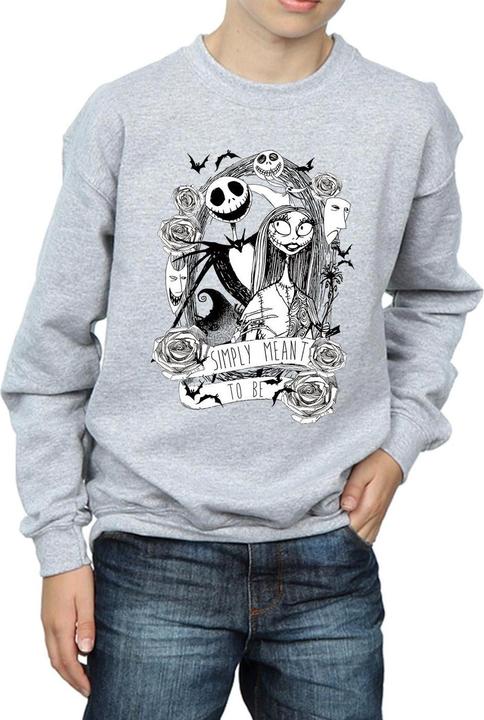 Image du produit Disney - Sweat NIGHTMARE BEFORE CHRISTMAS SIMPLY MEANT TO BE - Garçon (128)