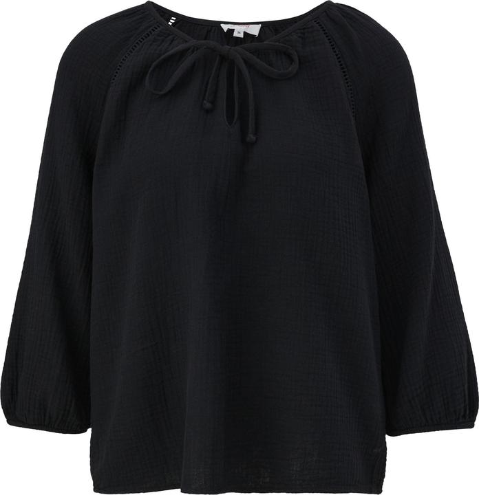 Immagine prodotto s.Oliver Bluse Blusenshirt aus Baumwolle mit elastischen Bündchen
