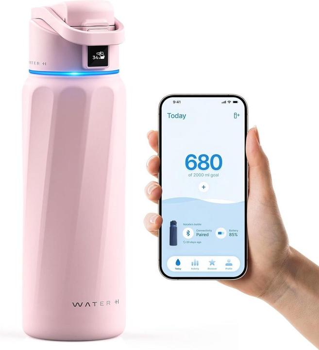 Actual product image WaterH BOOST Chug Lid - Pink (32oz./946ml) (0.95 l)