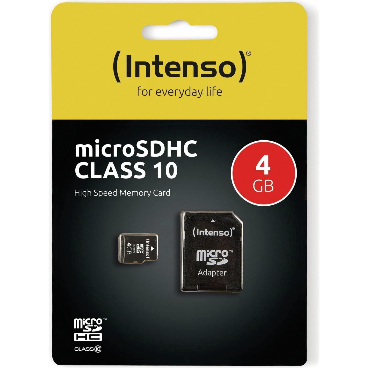 Thumbnail - Intenso MicroSDHC Card 3413450, 4 GB 5er Pack (4 GB, microSDHC), Speicherkarte