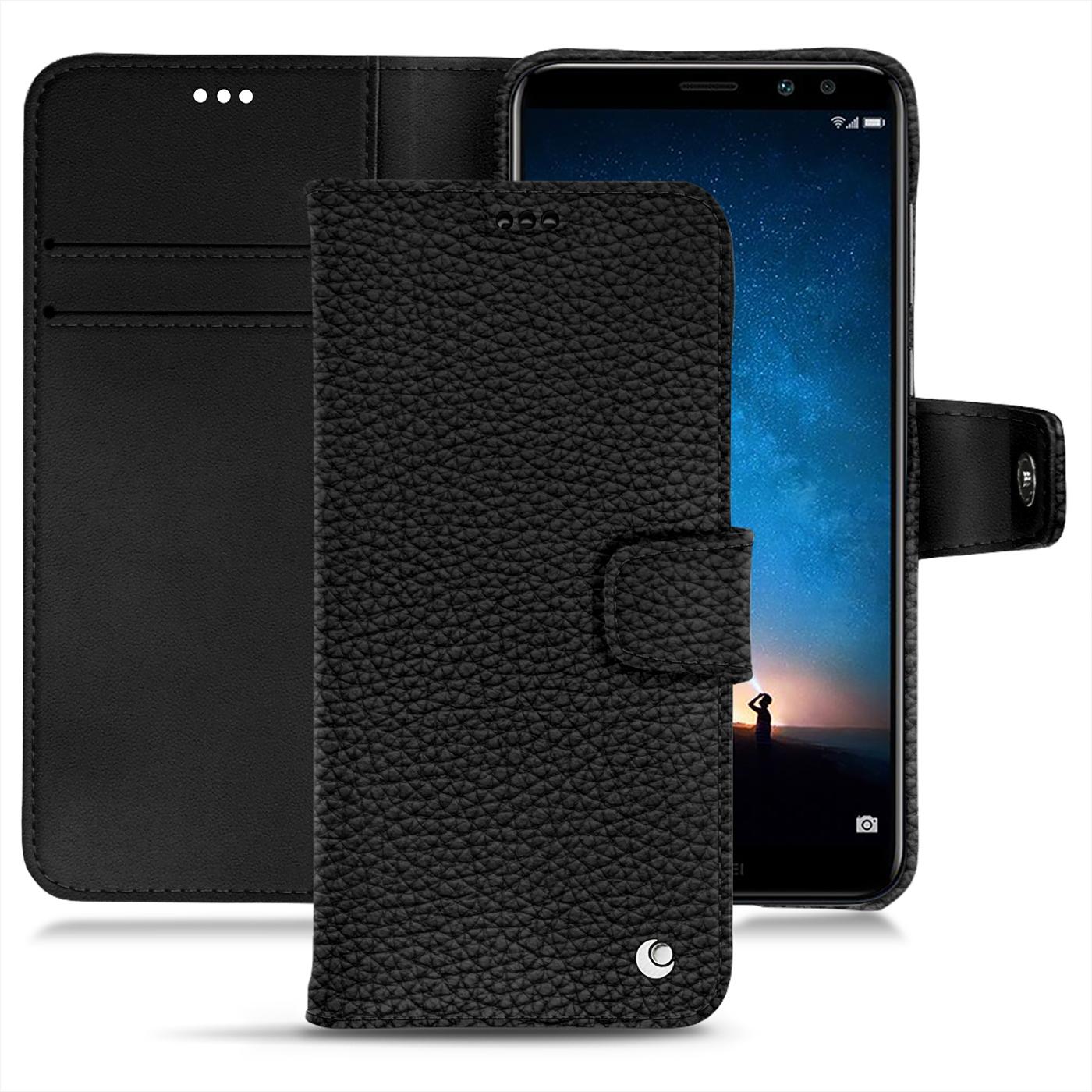 Thumbnail - Noreve Lederschutzhülle Wallet (Huawei Mate 10 Lite), Smartphone Hülle, Schwarz