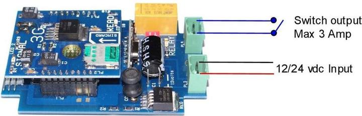 Actual product image GSM Activate 4G Smart Switch Mini (Switch actuator)