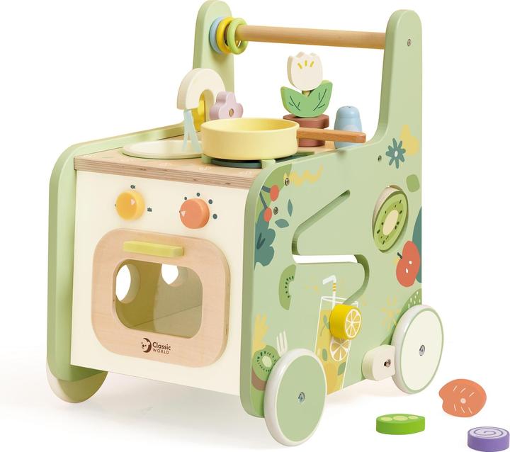 Immagine prodotto Classic World Cucina con girello in legno, 15 pezzi.