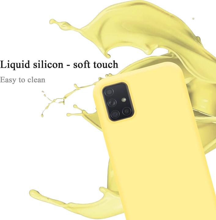 Immagine prodotto Cadorabo Copertura della cassa del silicone liquido TPU (Samsung Galaxy A71)
