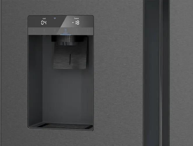 Actual product image Siemens iQ700, Kühl-Gefrier-Kombination, mehrtürig, 183 x 90.5 cm, BlackSteel, KF96DPXEA (547 l)