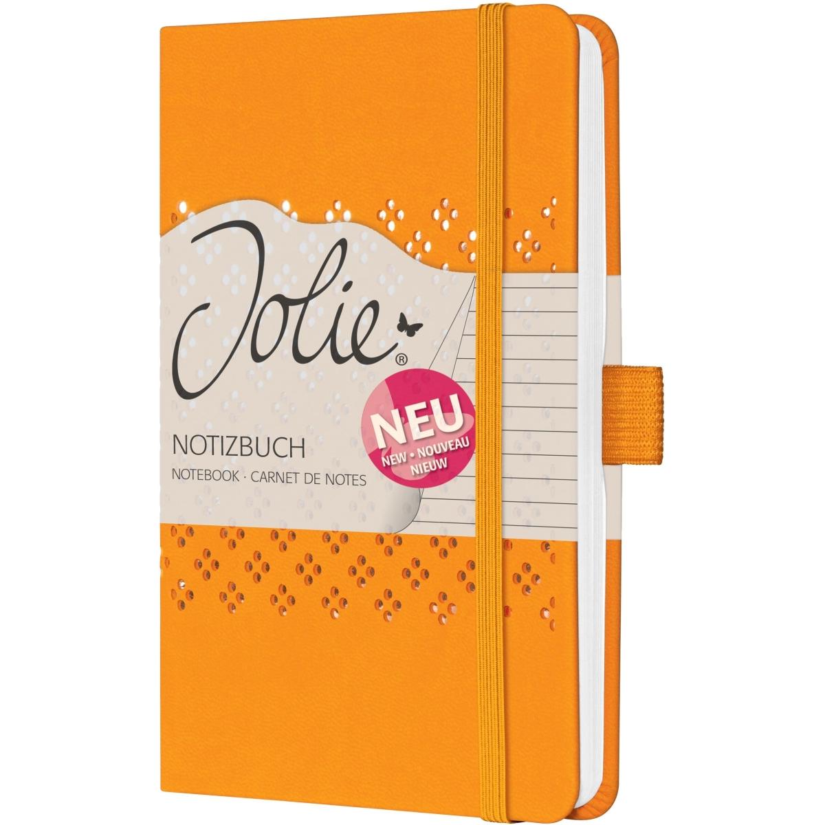 Jolie, Heft + Block, Notizbuch (A6, Liniert, Harter Einband)