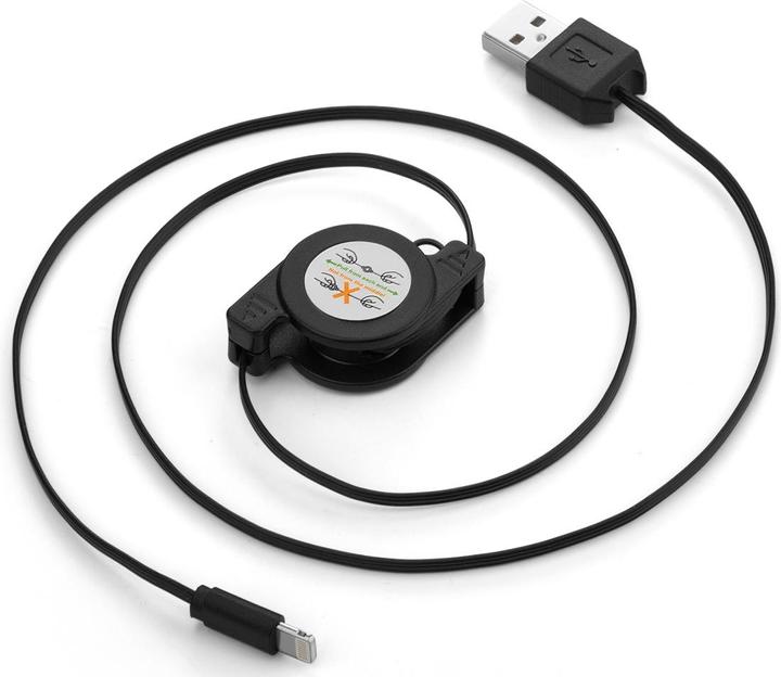 Image du produit PowerGuard Câble extensible USB vers Lightning Charge 1m (1 m, USB 3.2 Gen 1)