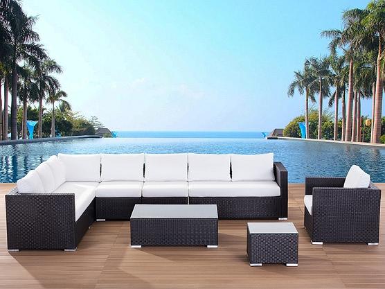 Produktbild Beliani Rattan Lounge 23 Teile XXL
