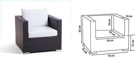 Produktbild Beliani Rattan Lounge 23 Teile XXL