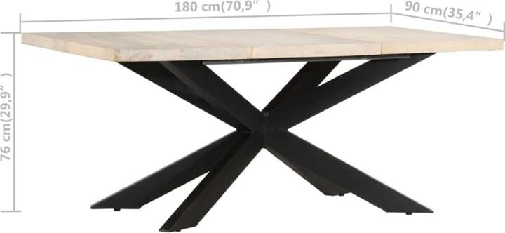 Image du produit vidaXL Kefira (90 x 180 x 76 cm)