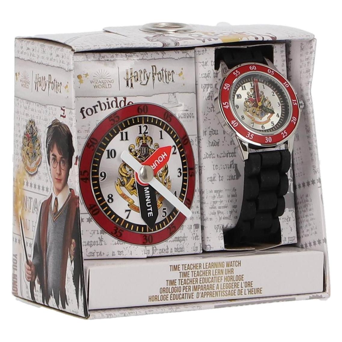 Accutime, Horloge, Zeitlehrer, Zwart, (Analoog Horloge, 30 mm)