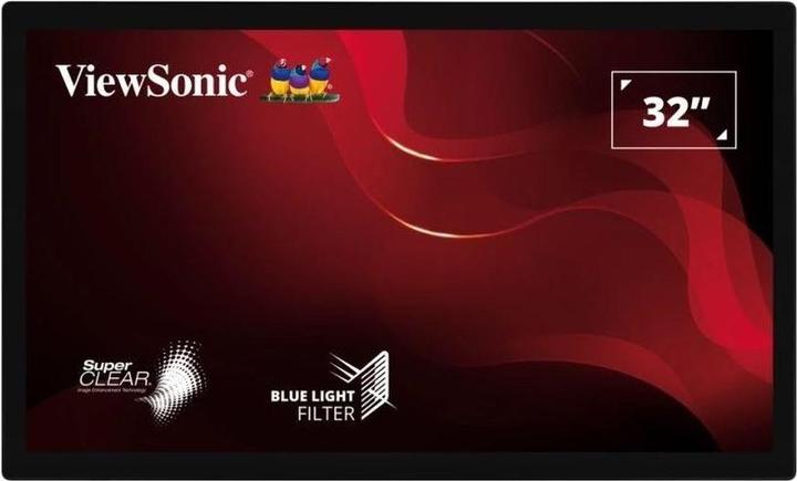 Produktbild Viewsonic TD3207 81.3cm 32Zoll 16 9 1920x1080 SuperClear VA 10points projected capacitive (1920 x 1080 Pixel, 32")