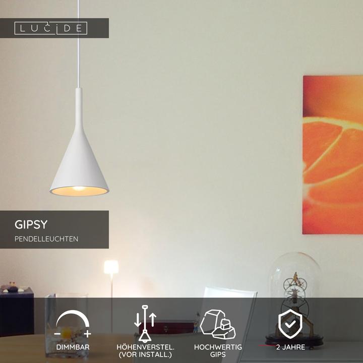 Actual product image Lucide Gipsy (E27)